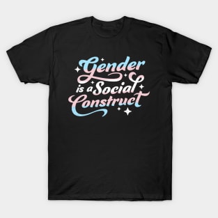 Gender Is A Social Construct Transgender Non-Binary Queer T-Shirt